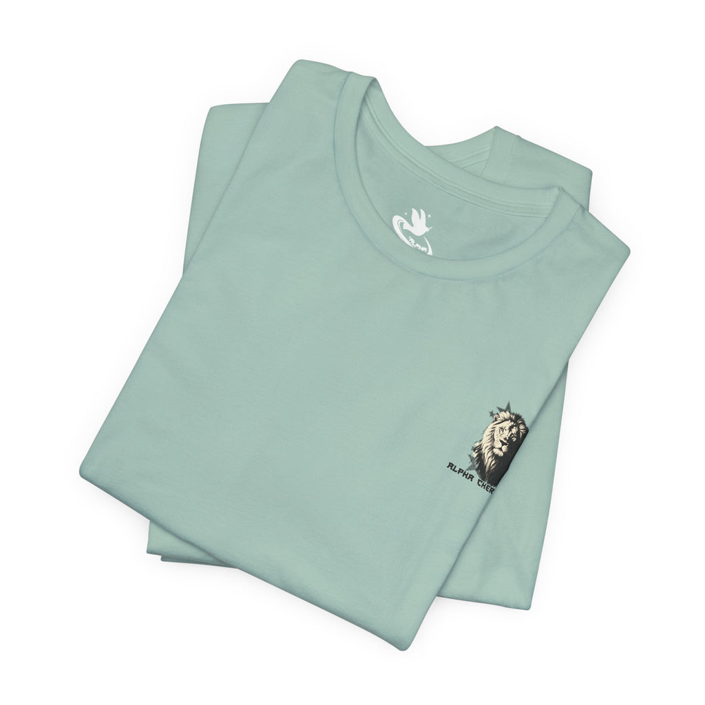 Lion of Judah Graphic Tee — 'Lion of the Tribe of Judah' Back Print