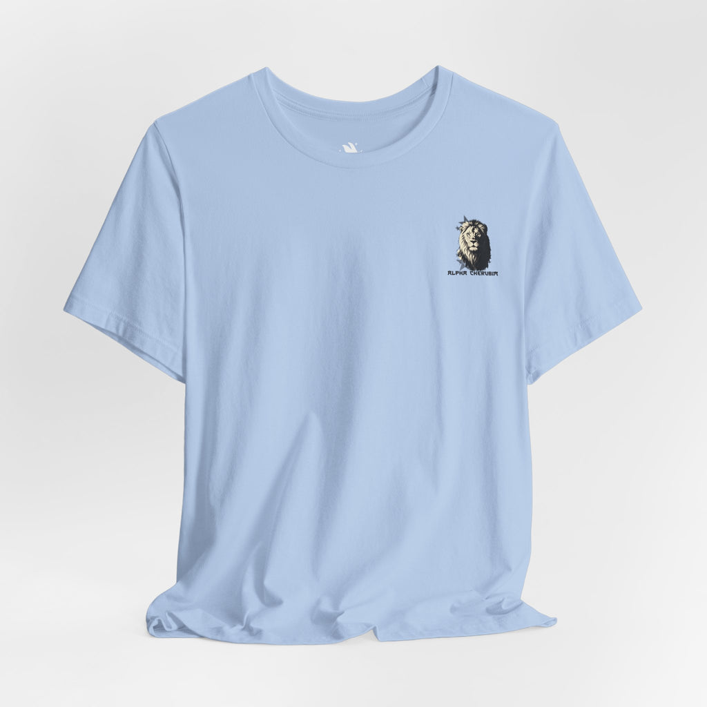 Lion of Judah Graphic Tee — 'Lion of the Tribe of Judah' Back Print