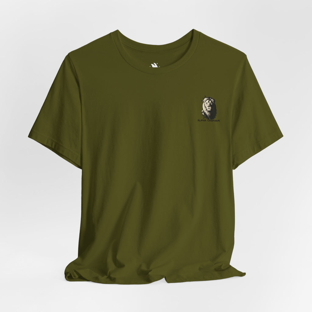 Lion of Judah Graphic Tee — 'Lion of the Tribe of Judah' Back Print