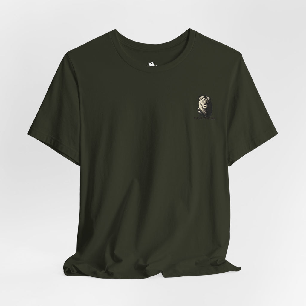 Lion of Judah Graphic Tee — 'Lion of the Tribe of Judah' Back Print