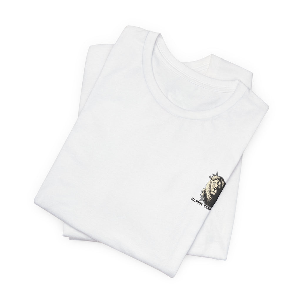 Lion of Judah Graphic Tee — 'Lion of the Tribe of Judah' Back Print