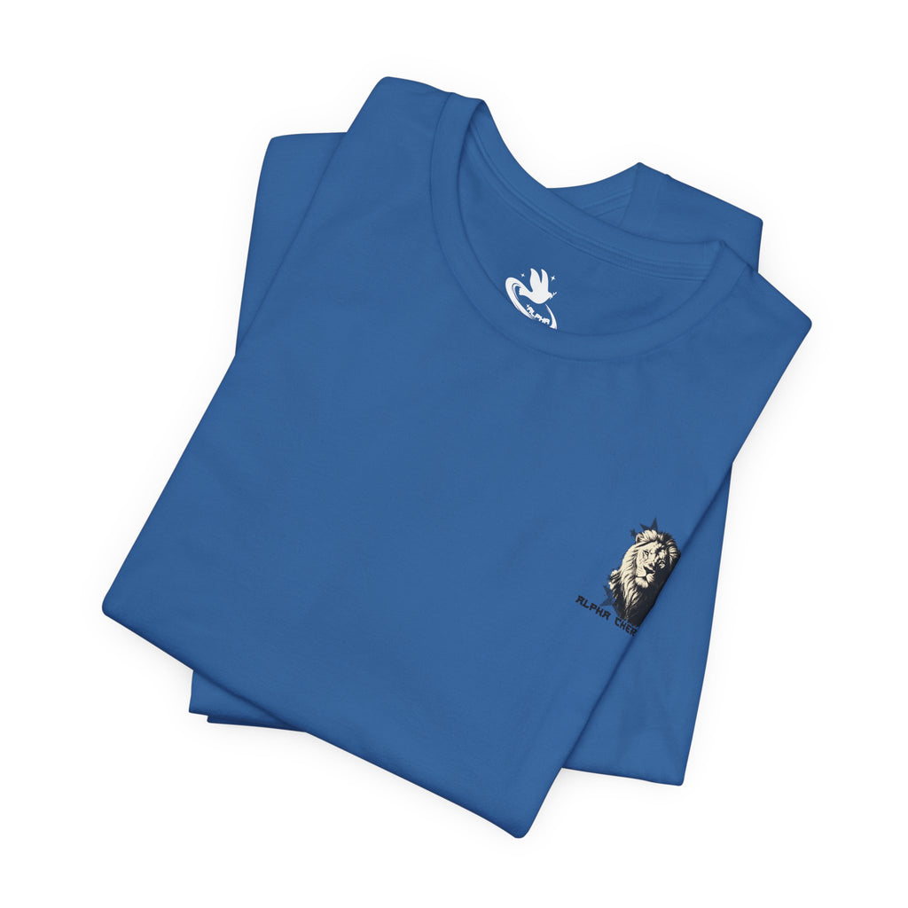 Lion of Judah Graphic Tee — 'Lion of the Tribe of Judah' Back Print