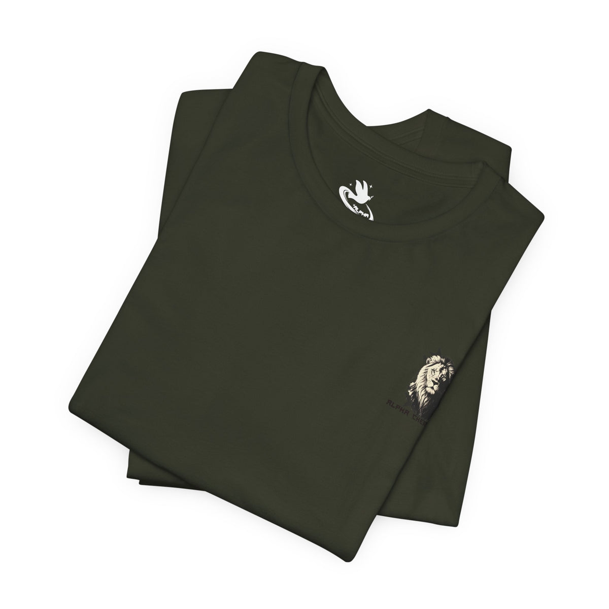 Lion of Judah Graphic Tee — 'Lion of the Tribe of Judah' Back Print